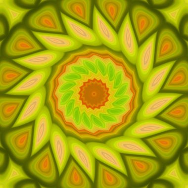 Esrarengiz renkli soyut arkaplan. Fantezi neon fraktal kavramı