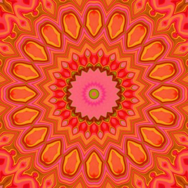 Renkli soyut arka plan. Fantezi neon fraktal kavramı