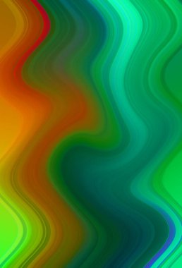 Esrarengiz renkli soyut arkaplan. Fantezi neon fraktal kavramı