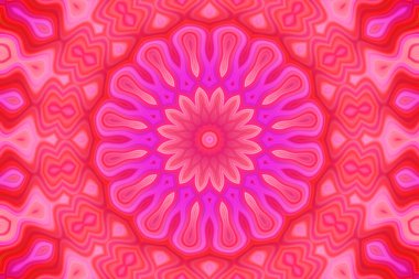 Esrarengiz renkli soyut arkaplan. Fantezi neon fraktal kavramı