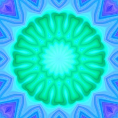 Esrarengiz neon soyut arka plan. Fantezi fraktal kavramı