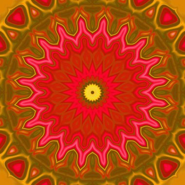 Renkli soyut arka plan. Fantezi neon fraktal kavramı