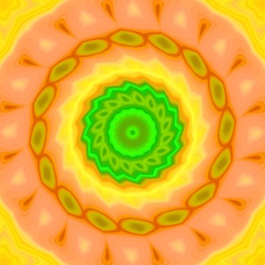 Esrarengiz neon soyut arka plan. Fantezi fraktal kavramı