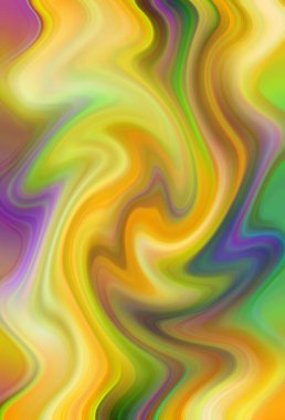 Esrarengiz renkli soyut arkaplan. Fantezi neon fraktal kavramı