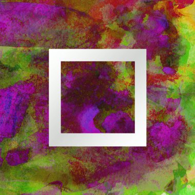 Soyut suluboya tasarımı, boyalı dokuya yakın çekim. Asgari arkaplan.