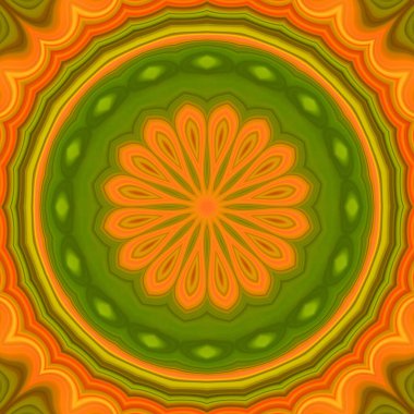 Esrarengiz neon soyut arka plan. Fantezi fraktal kavramı