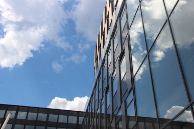 şehir konsepti, şehir manzarası arkaplan görüntüsü  