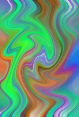 Esrarengiz renkli soyut arkaplan. Fantezi neon fraktal kavramı