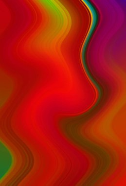 Esrarengiz renkli soyut arkaplan. Fantezi neon fraktal kavramı