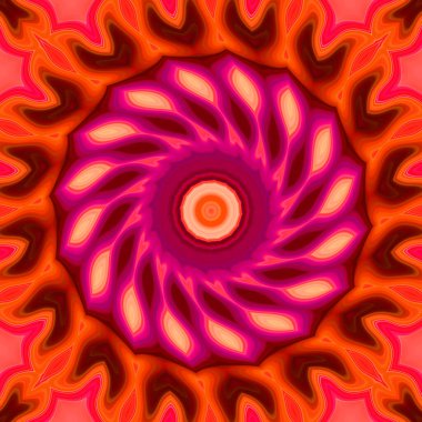 Renkli soyut arka plan. Fantezi mandala konsepti