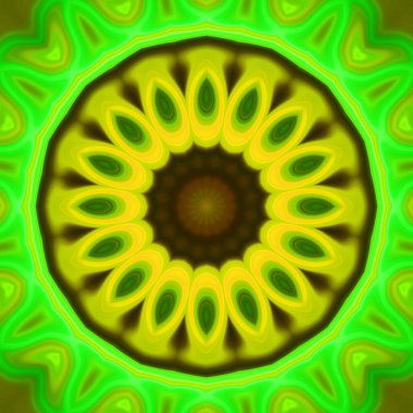 Renkli soyut arka plan. Fantezi mandala konsepti