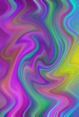 Esrarengiz neon soyut arka plan. Fantezi fraktal kavramı