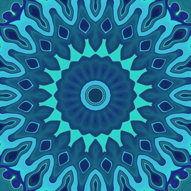 Esrarengiz neon soyut arka plan. Fantezi fraktal kavramı