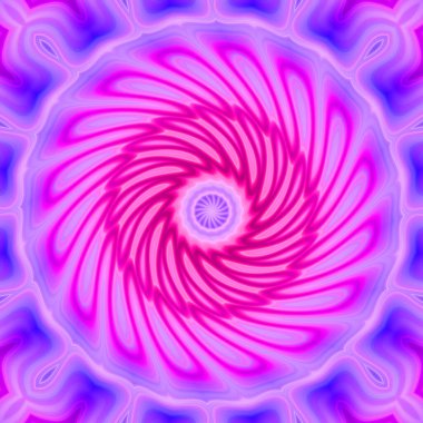 Esrarengiz neon soyut arka plan. Fantezi fraktal kavramı