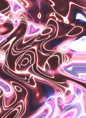 Ezoterik sihirli neon parlayan geometrik mandala fantezi fraktal. Soyut arkaplan. 