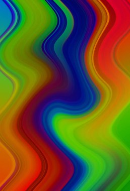 Esrarengiz neon soyut arka plan. Fantezi fraktal kavramı