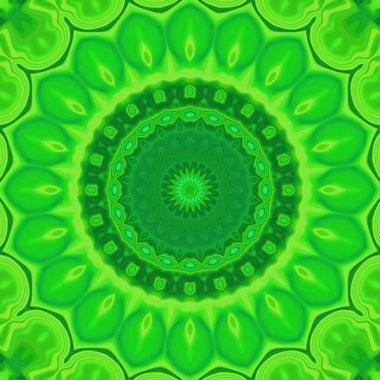 Esrarengiz neon soyut arka plan. Fantezi fraktal kavramı