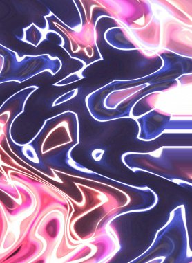 Ezoterik sihirli neon parlayan geometrik mandala fantezi fraktal. Soyut arkaplan. 