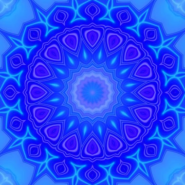 Esrarengiz neon soyut arka plan. Fantezi fraktal kavramı