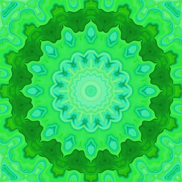 Esrarengiz neon parlayan geometrik soyut arkaplan. Fantezi fraktal kavramı