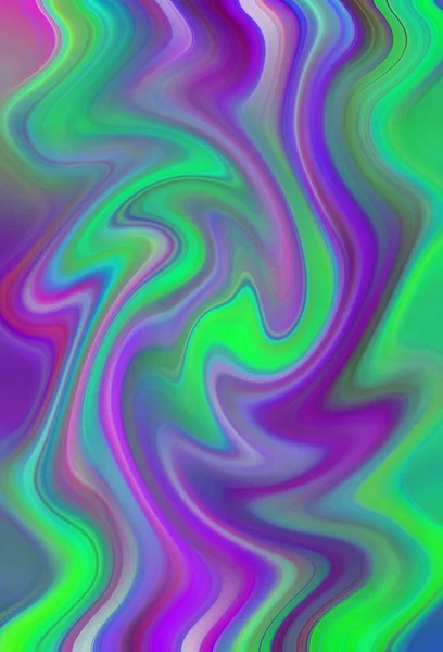 Magiczny Neon Esoteruc Świecący Geometryczny Fraktal Mandali Fantasy Streszczenie Tła — Zdjęcie stockowe