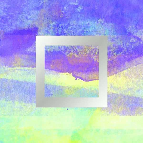 Soyut suluboya tasarımı, boyalı dokuya yakın çekim. Asgari arkaplan.