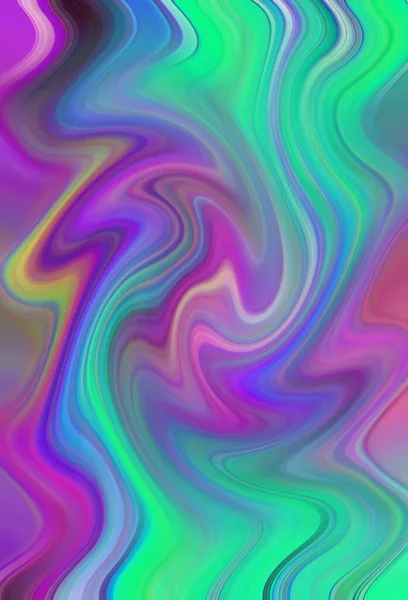 Ezoteruc Mágikus Neon Világító Geometrikus Mandala Fantasy Fraktál Absztrakt Háttér — Stock Fotó