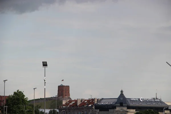 Urbanes Konzept Stadtbild Hintergrundansicht — Stockfoto