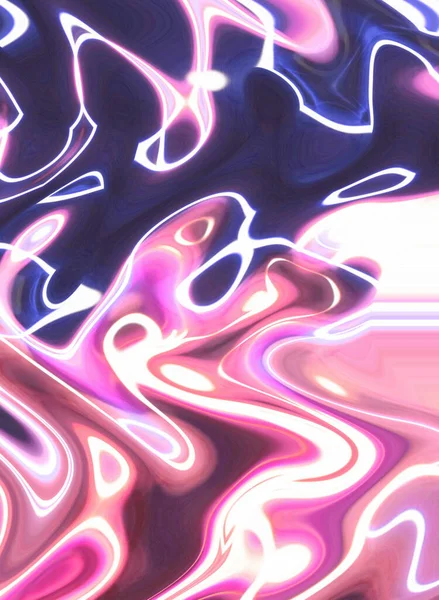 Esoterický Neon Zářící Fantazie Abstraktní Pozadí — Stock fotografie