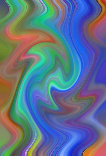 謎のネオン輝く幾何学的抽象的な背景 ファンタジー フラクタルのコンセプト — ストック写真