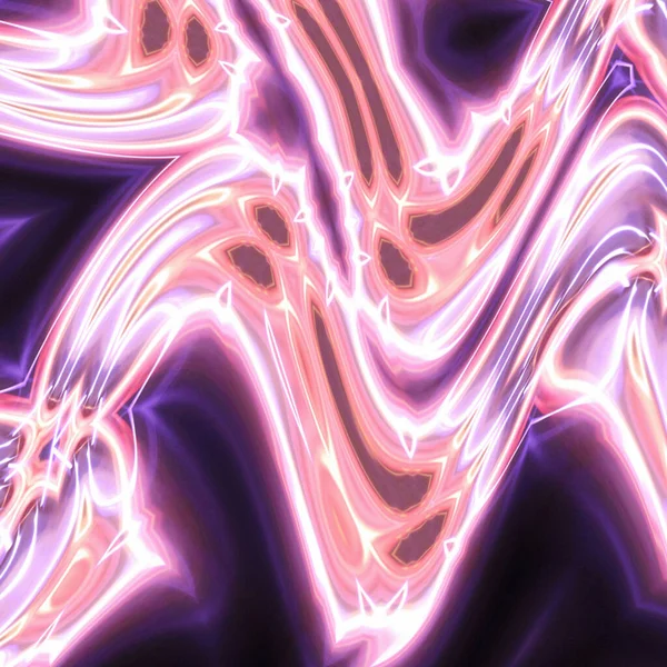 Barevné Abstraktní Pozadí Fantasy Neon Fractal Concept — Stock fotografie
