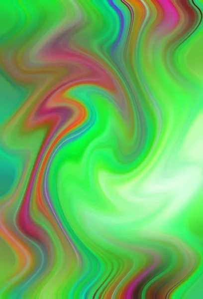 Fundo Abstrato Colorido Fantasia Neon Fractal Conceito — Fotografia de Stock