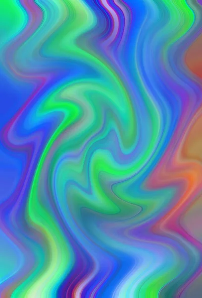 异质色彩的抽象背景 幻想霓虹灯分形概念 — 图库照片