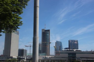 şehir konsepti, şehir manzarası arkaplan görüntüsü  