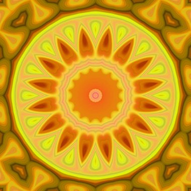 Esrarengiz neon soyut arka plan. Fantezi fraktal kavramı