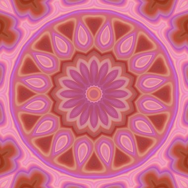 Esrarengiz renkli soyut arkaplan. Fantezi neon fraktal kavramı