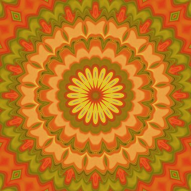 Esrarengiz neon soyut arka plan. Fantezi fraktal kavramı