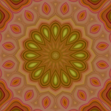 Esrarengiz neon soyut arka plan. Fantezi fraktal kavramı