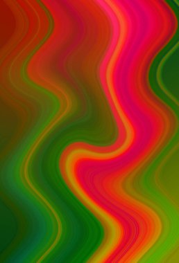 Esrarengiz renkli soyut arkaplan. Fantezi neon fraktal kavramı