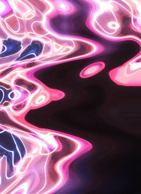 Ezoterik sihirli neon parlayan geometrik mandala fantezi fraktal. Soyut arkaplan.