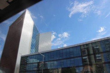 şehir konsepti, şehir manzarası arkaplan görüntüsü  