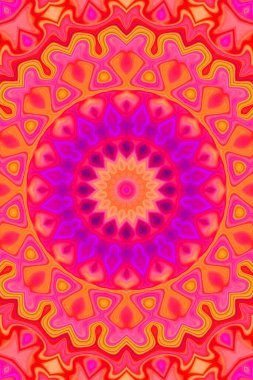 Soyut neon parıldayan fantezi arka planı. 