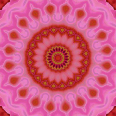 Esrarengiz neon soyut arka plan. Fantezi fraktal kavramı