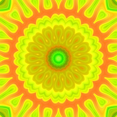 Esrarengiz neon soyut arka plan. Fantezi fraktal kavramı