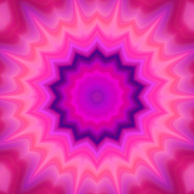 Neon soyut arka plan. Fantezi fraktal kavramı