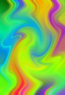 Esrarengiz neon soyut arka plan. Fantezi fraktal kavramı