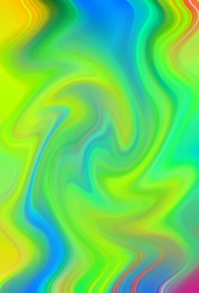 Kleurrijke Abstracte Achtergrond Fantasie Neon Fractal Concept — Stockfoto