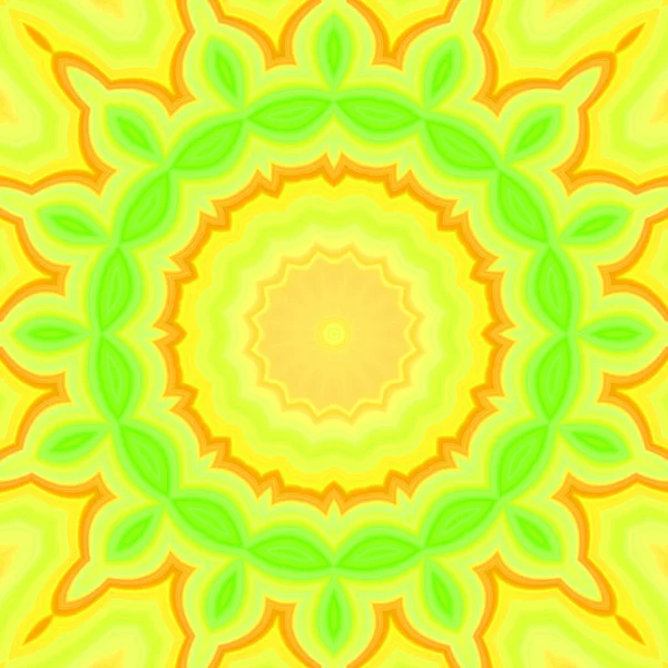 Fondo Abstracto Colorido Fantasía Mandala Concepto —  Fotos de Stock