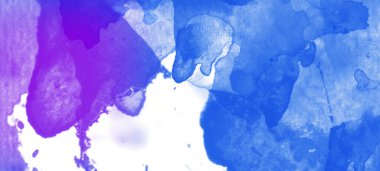 Soyut suluboya tasarımı, boyalı dokuya yakın çekim. Asgari arkaplan.