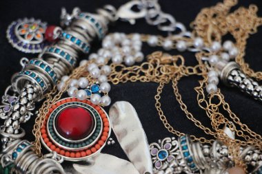 Bir mücevherin yakın görüntüsü  